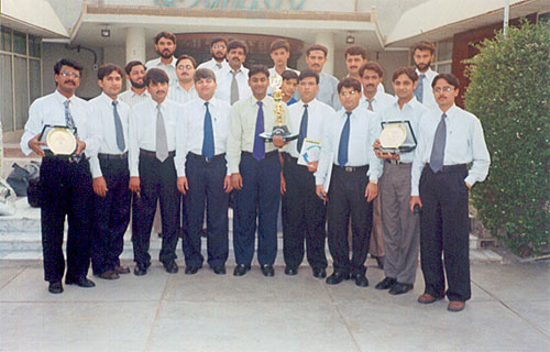 A group Photo of Faisalabad office at Award Distribution Ceremony